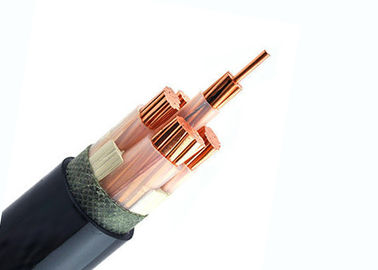 Zwarte 5 Kern Gepantserde Kabel, Elektromachtskabel voor Residental-Verbindingen