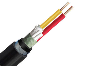 Laag Voltage 2 Kern Gepantserde Kabel, Ondergrondse Gepantserde Kabel Zwarte Kleur