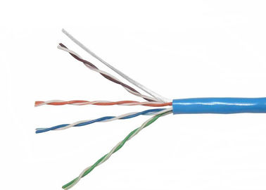 Blauwe Beklede Koperlan Kabel het Netwerkkabels 305m van 4 Parenutp Cat6