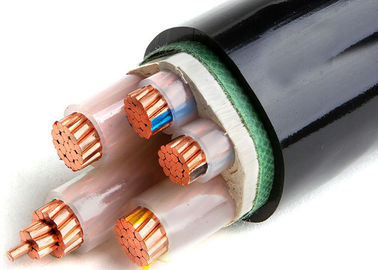 Kabel van de laag Voltagemacht 0.6/1 kV 3+2 Geïsoleerde Kern XLPE, In de schede gestoken pvc, Unarmoured &amp; Gepantserd aan CEI 60502